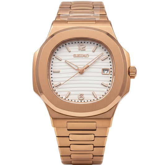 SEIKONAUT ROSE GOLD Womens (White Dial)