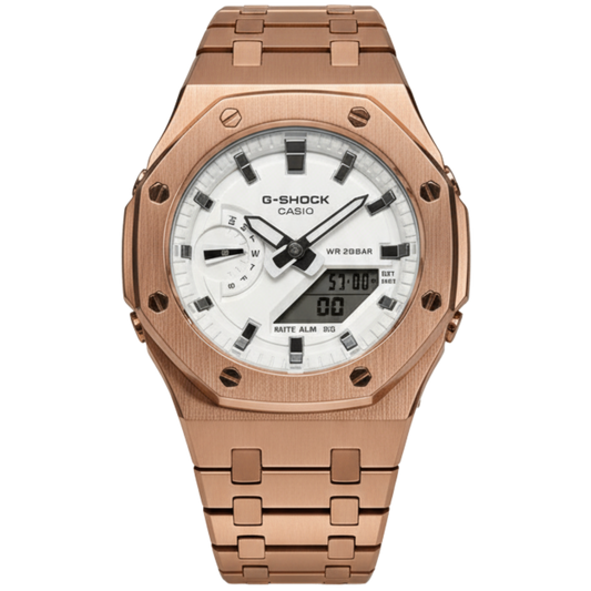Casio Oak MINI Rose Gold PEACH DIAL