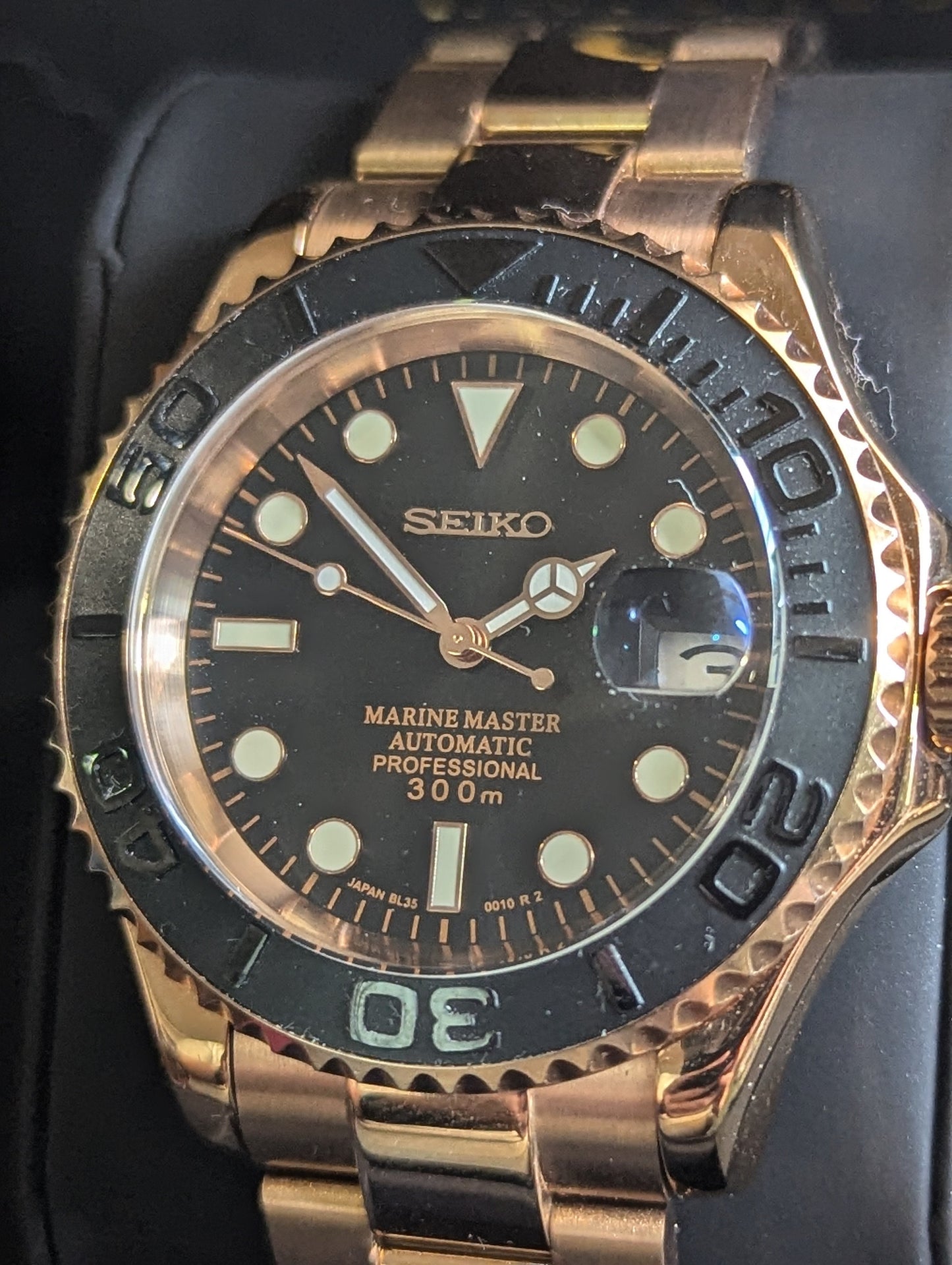 SEIKO-LEX ROSE GOLD YACHTMASTER