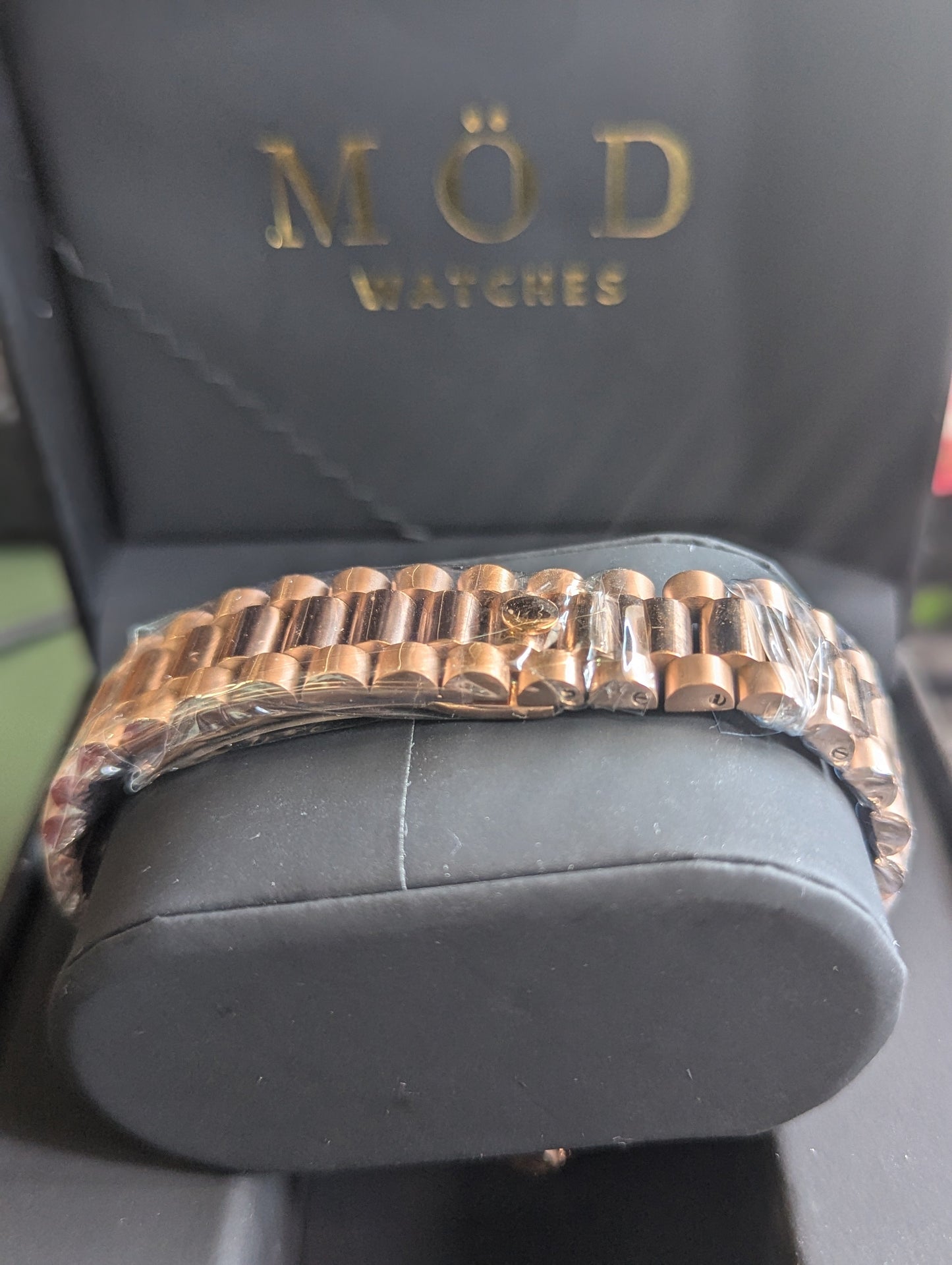 SEIKO-LEX ROSE GOLD OLIVE ROMAN PRESIDENT DJ (40MM)