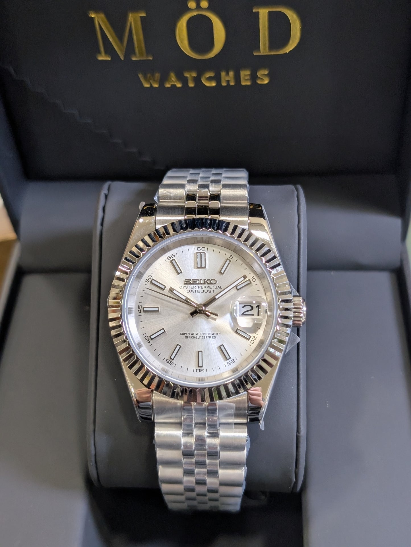 SEIKO-LEX SILVER DJ (40mm)