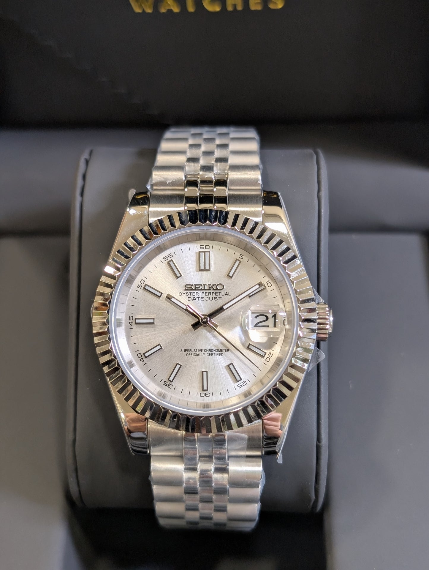 SEIKO-LEX SILVER DJ (40mm)