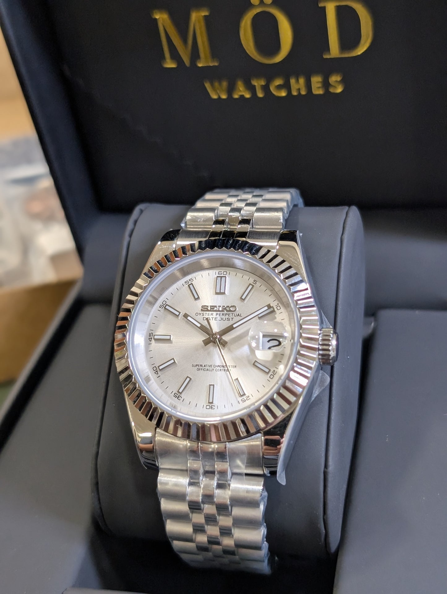 SEIKO-LEX SILVER DJ (40mm)