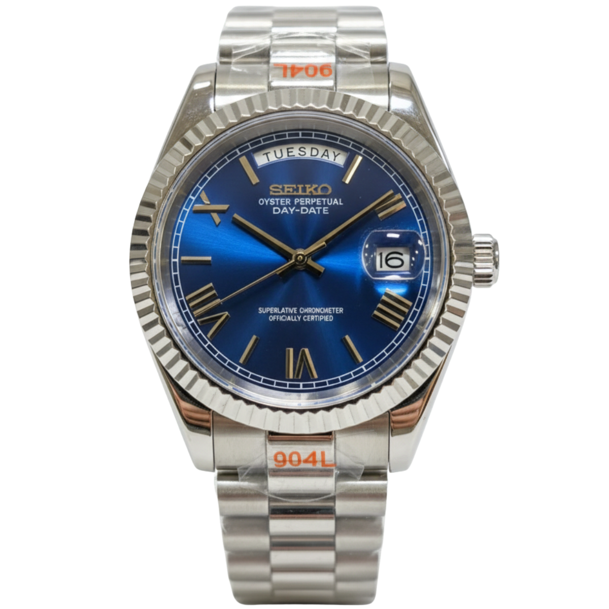 SEIKO-LEX BLUE DAY-DATE