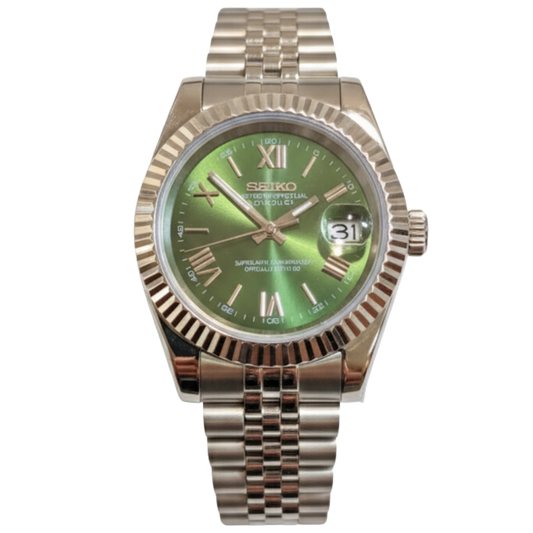 SEIKO-LEX GREEN ROMAN DJ