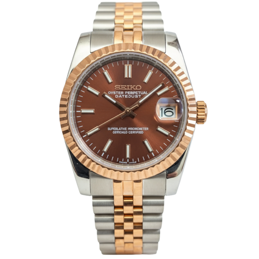 SEIKO-LEX ROSE GOLD DJ (TWO TONE)