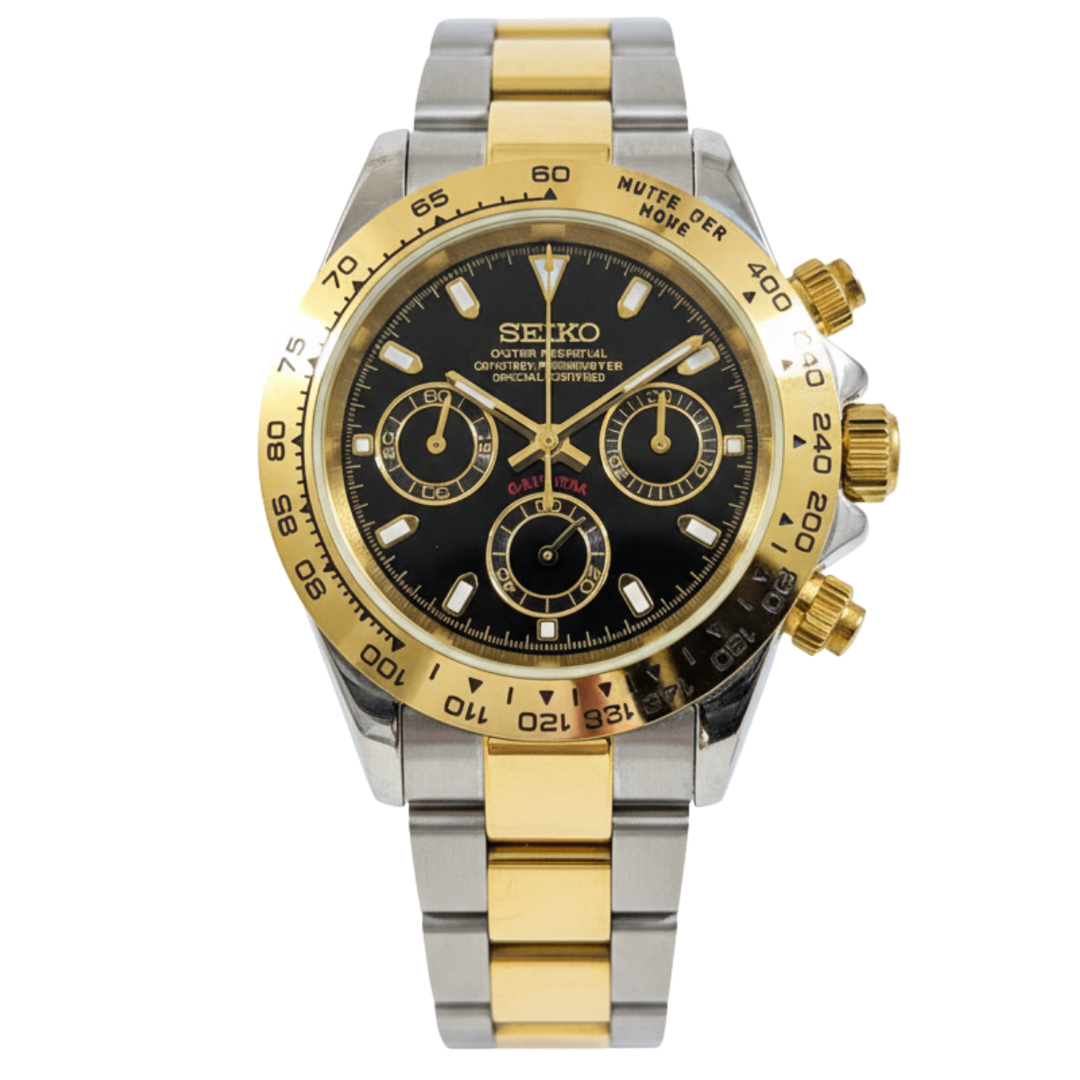 SEIKO-LEX SILVER-GOLD DAYTONA