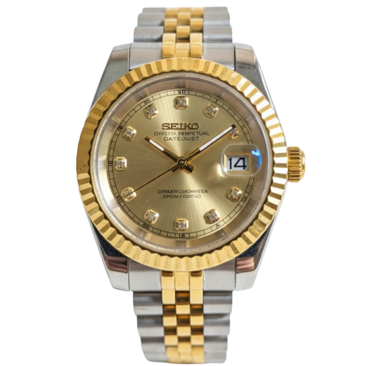 SEIKO-LEX TWO TONE GOLD DIA DJ 39MM
