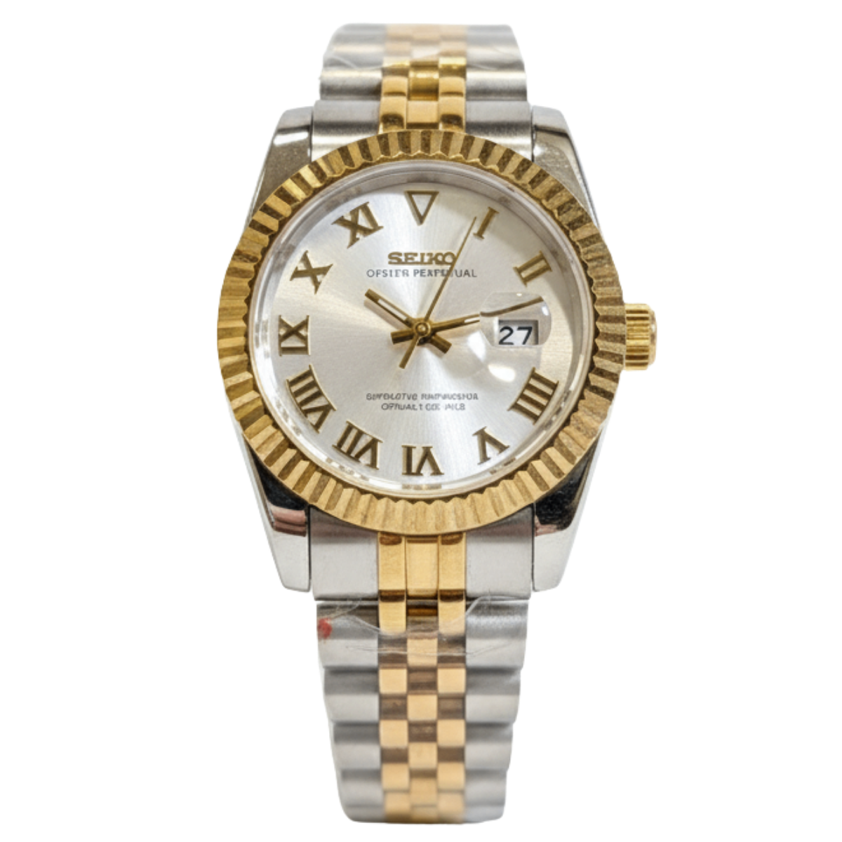 SEIKO-LEX TWO TONE YELLOW GOLD DJ (White Dial 31MM)