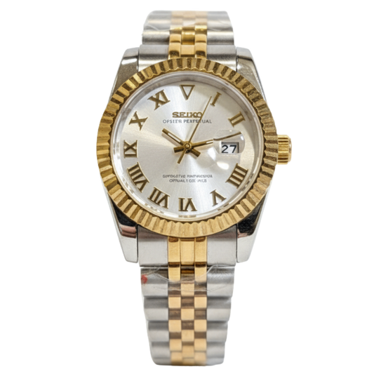 SEIKO-LEX TWO TONE YELLOW GOLD DJ (White Dial 31MM)