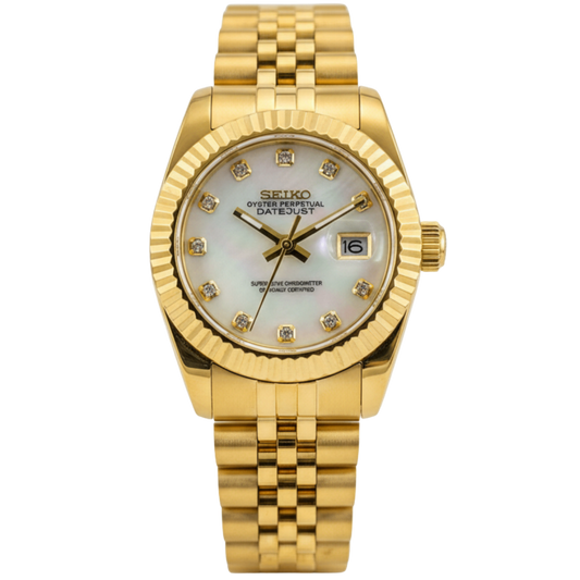 SEIKO-LEX Yellow Gold Mother Of Pearl (31MM)