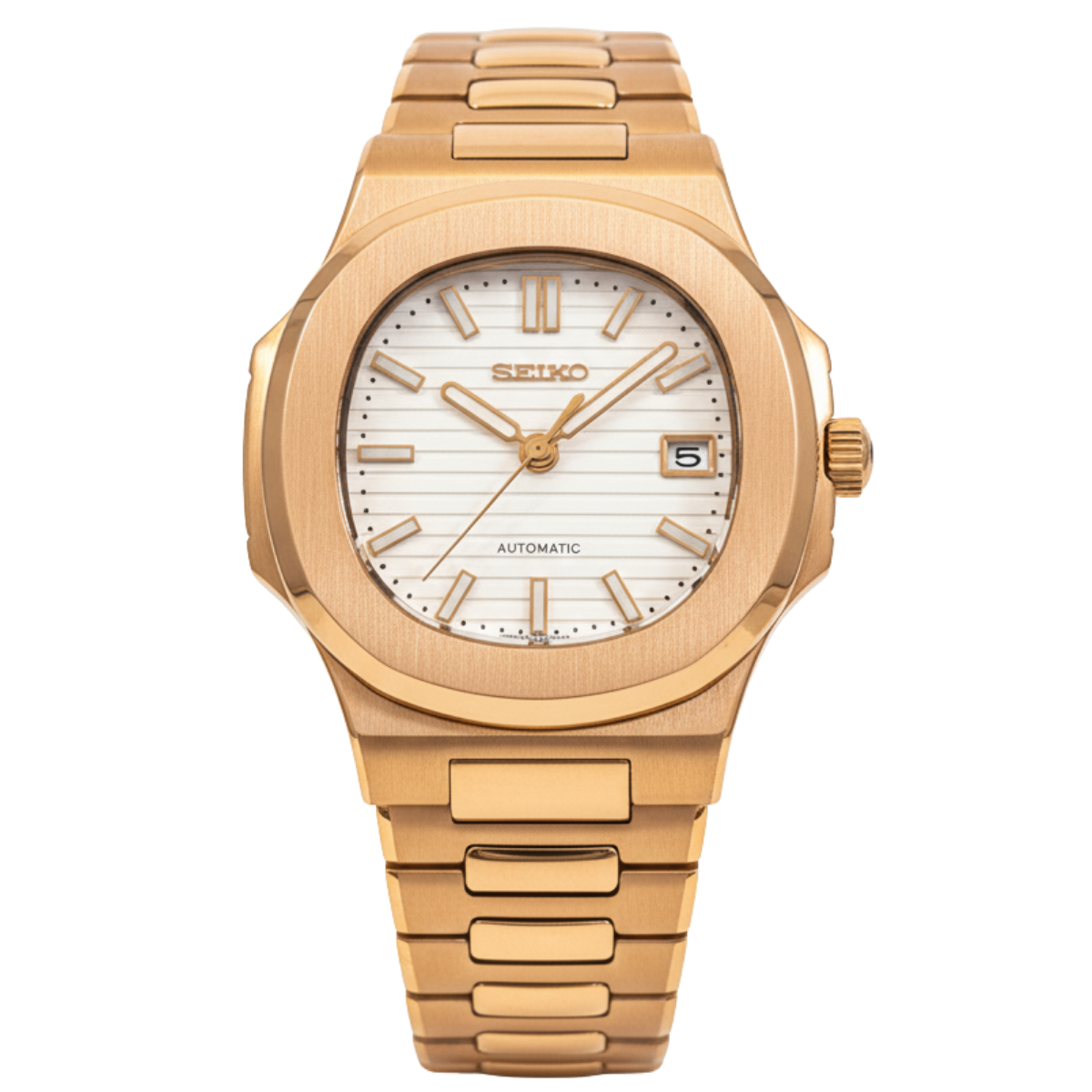 SEIKONAUT ROSE GOLD WHITE