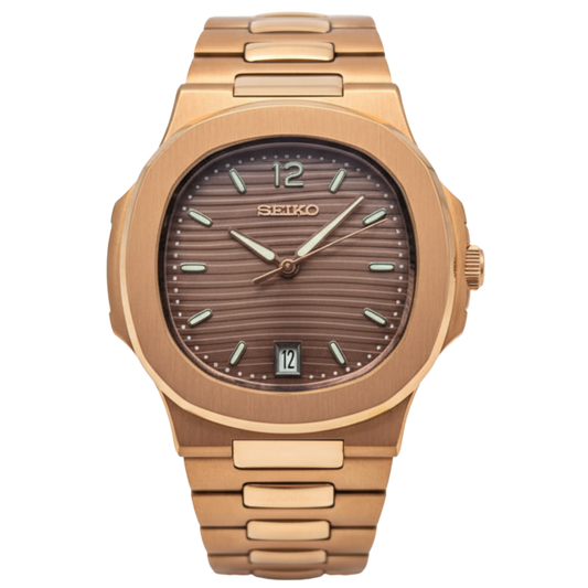 SEIKONAUT ROSE GOLD Womens (Brown Dial)