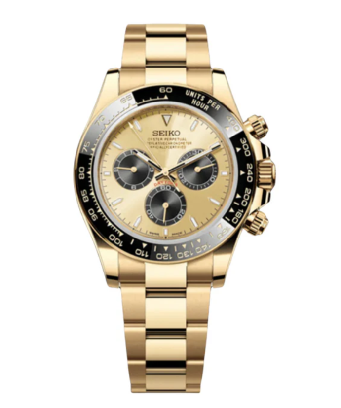 SEIKO-LEX BLACK GOLD DAYTONA