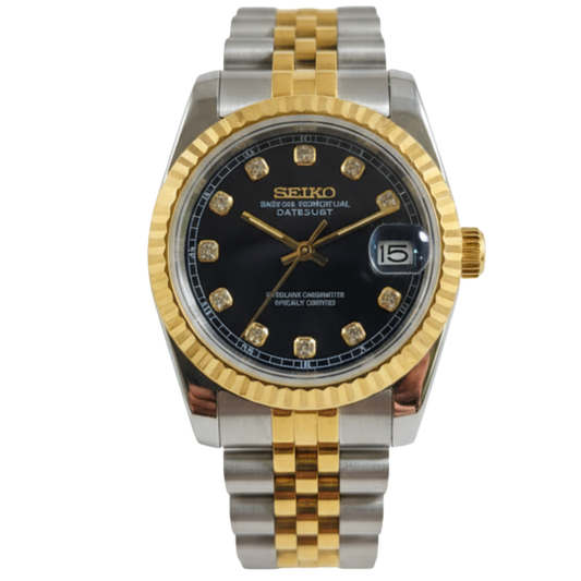 Skx Two tone Gold Datejust Modified watch