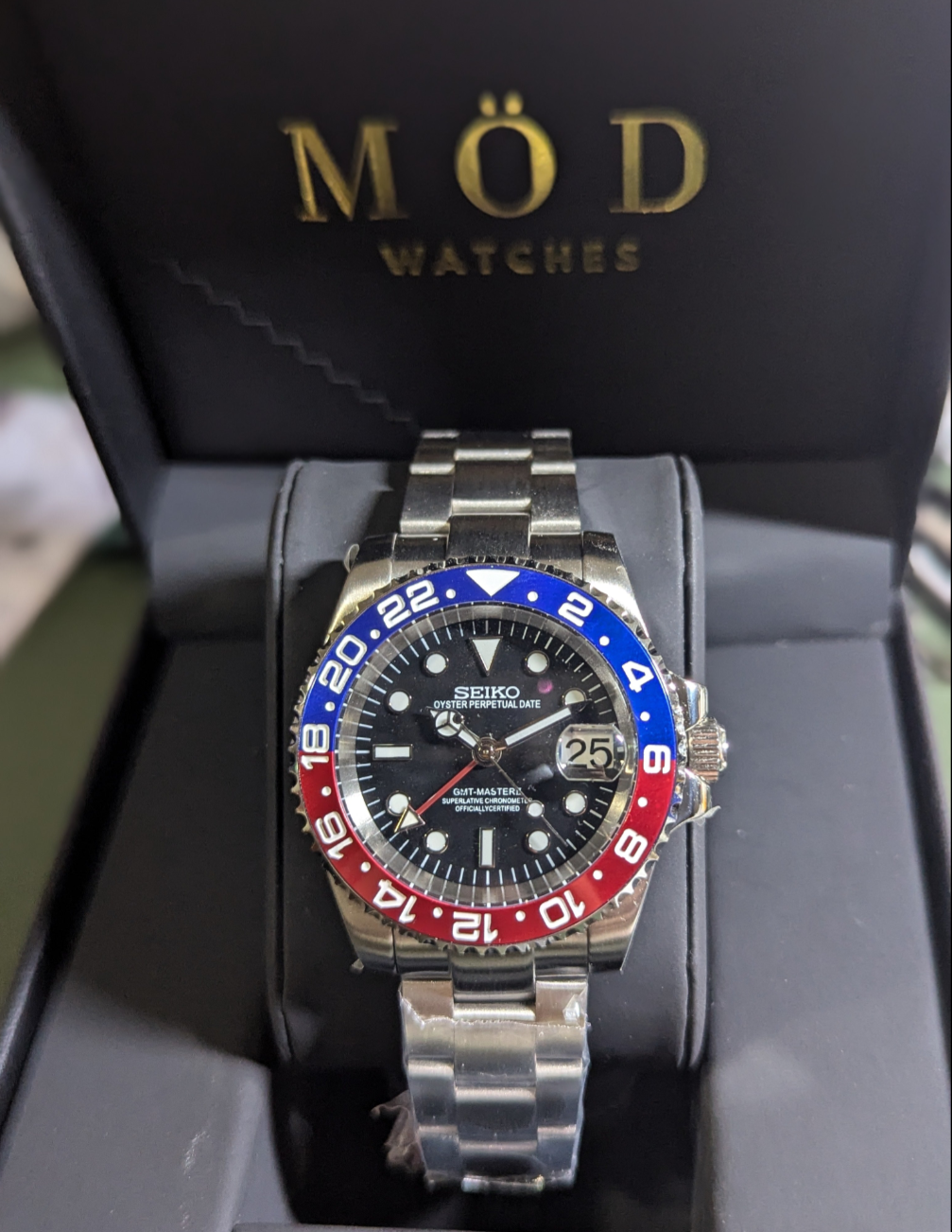 SEIKO-LEX PEPSI OYSTER GMT