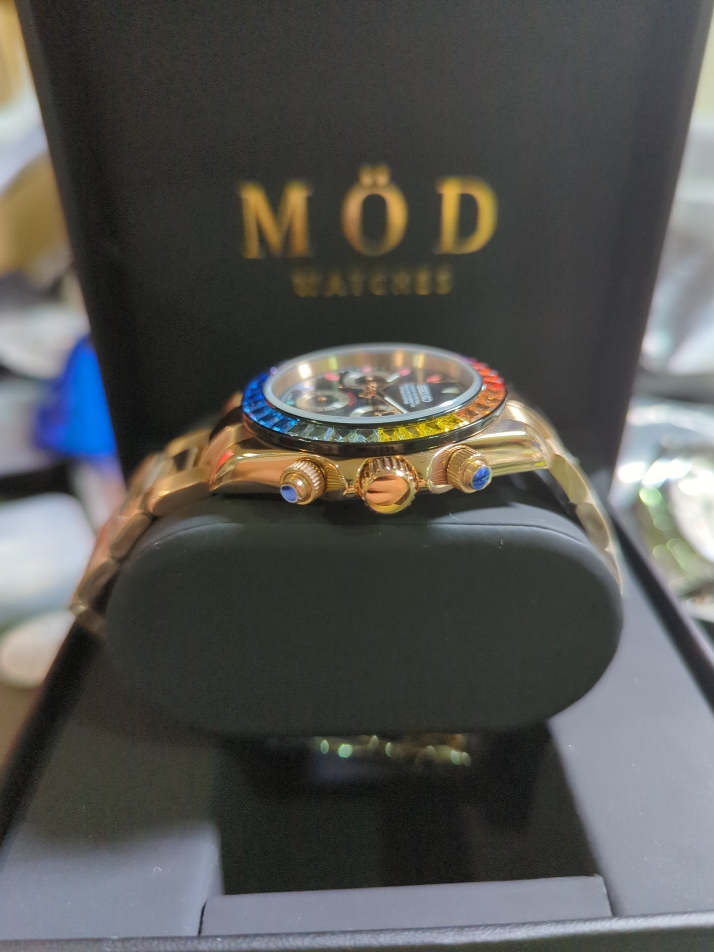 SEIKO-LEX ROSE GOLD RAINBOW DAYTONA (Oyster Bracelet)