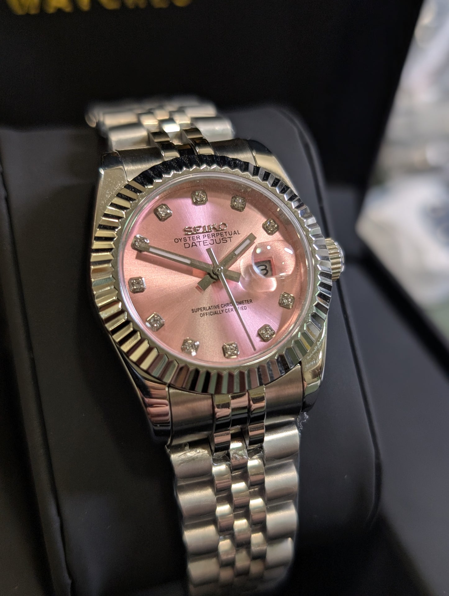 SEIKO-LEX Pink DIA DJ (31MM)