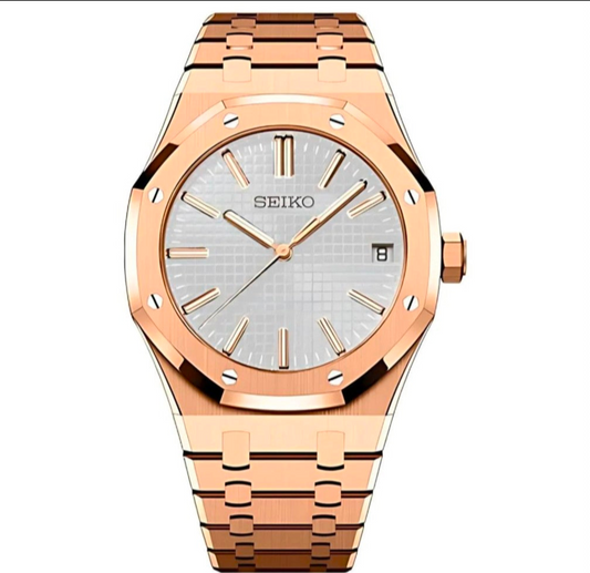 ROYAL SEIKOAK ROSE GOLD WHITE