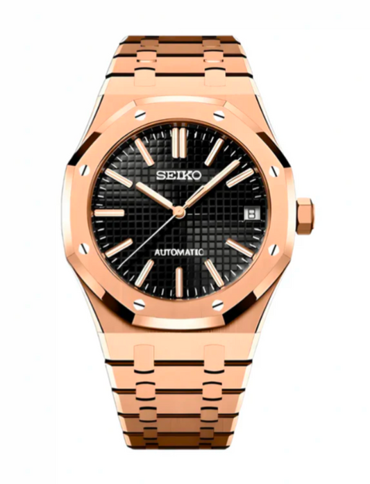 ROYAL SEIKOAK ROSE GOLD BLACK