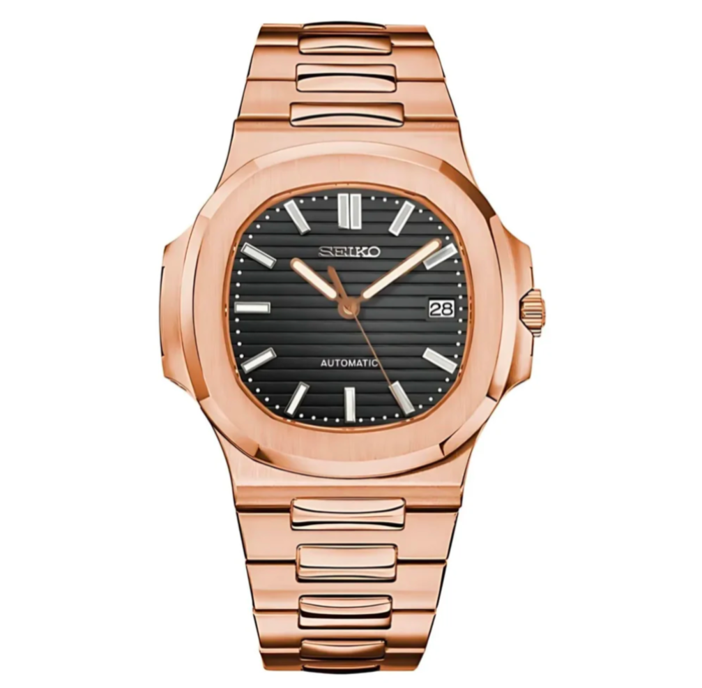 SEIKONAUT ROSE GOLD BLACK