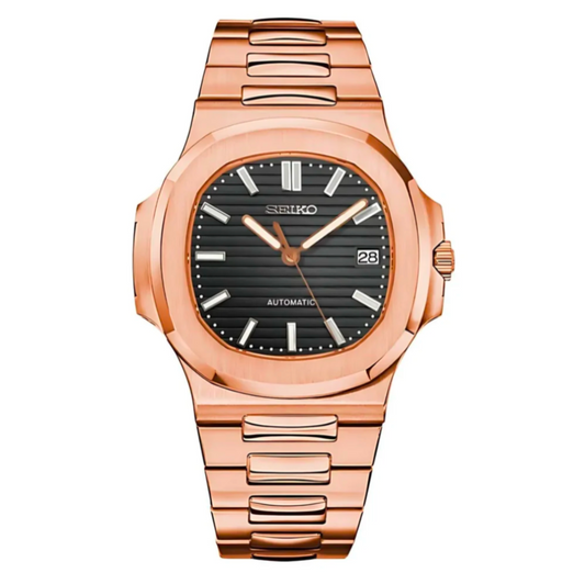 SEIKONAUT ROSE GOLD BLACK