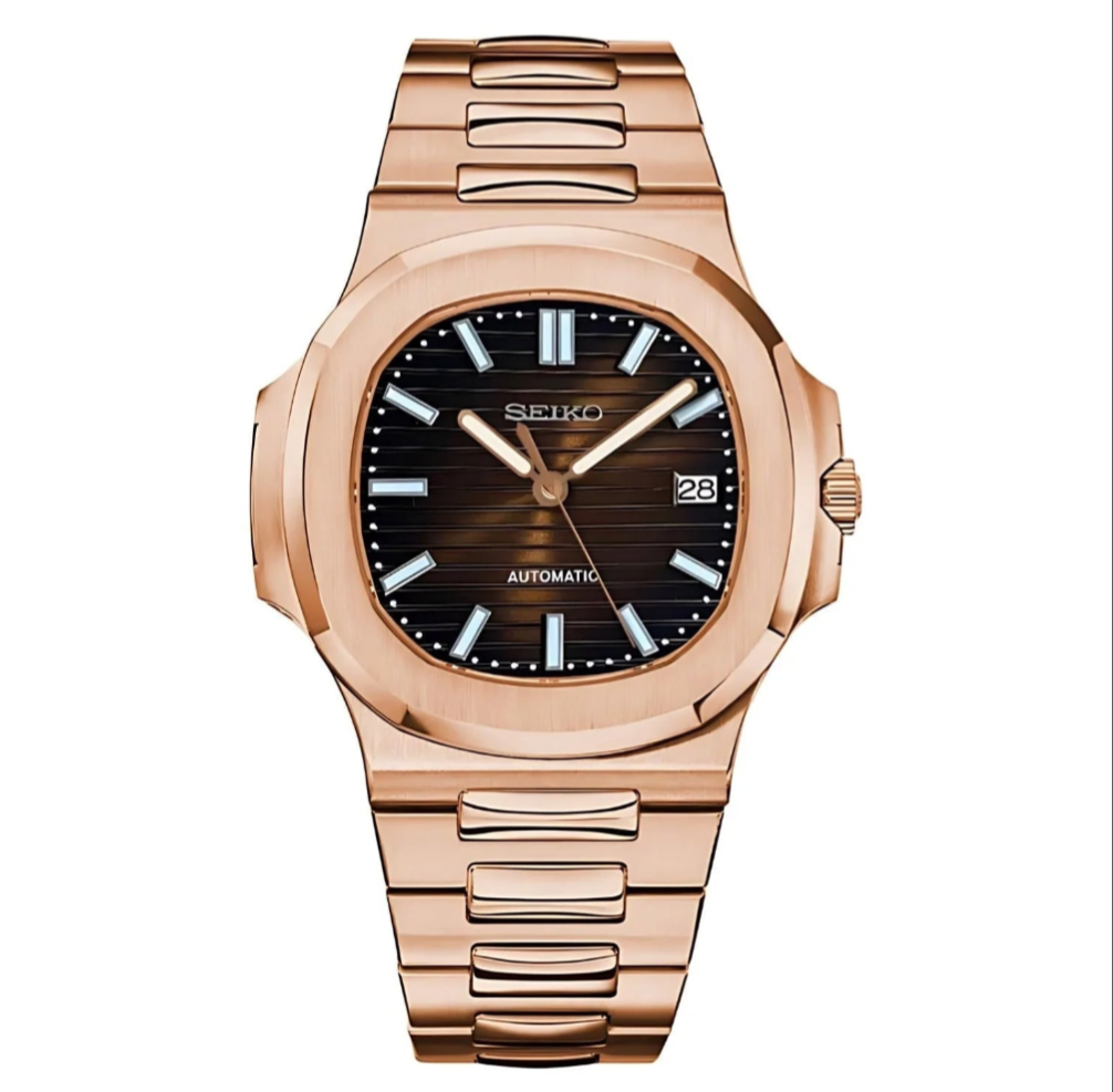 SEIKONAUT ROSE GOLD CHOCOLATE