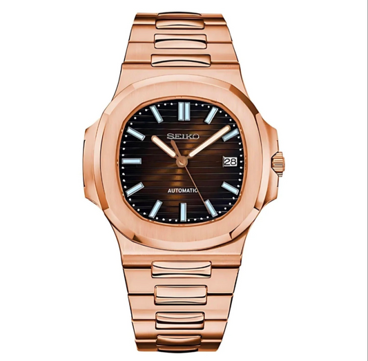 SEIKONAUT ROSE GOLD CHOCOLATE