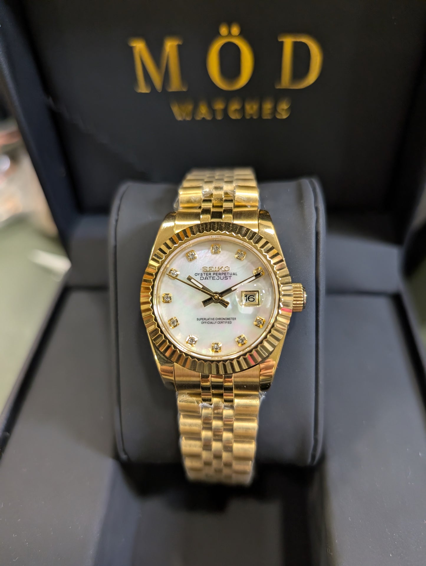 SEIKO-LEX Yellow Gold Mother Of Pearl (31MM)