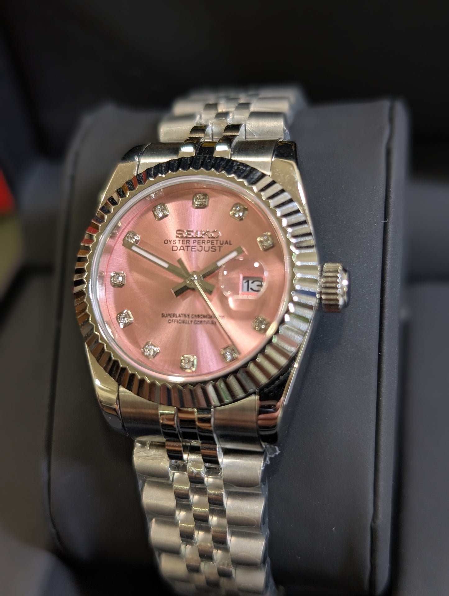 SEIKO-LEX Pink DIA DJ (31MM)