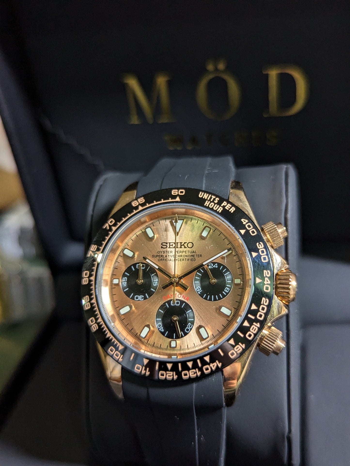 SEIKO-LEX ROSE GOLD DAYTONA