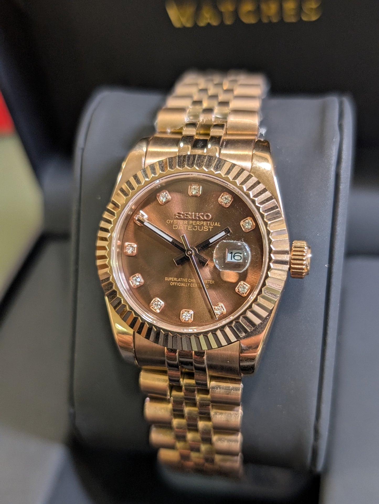 SEIKO-LEX Pink DIA DJ (31MM)