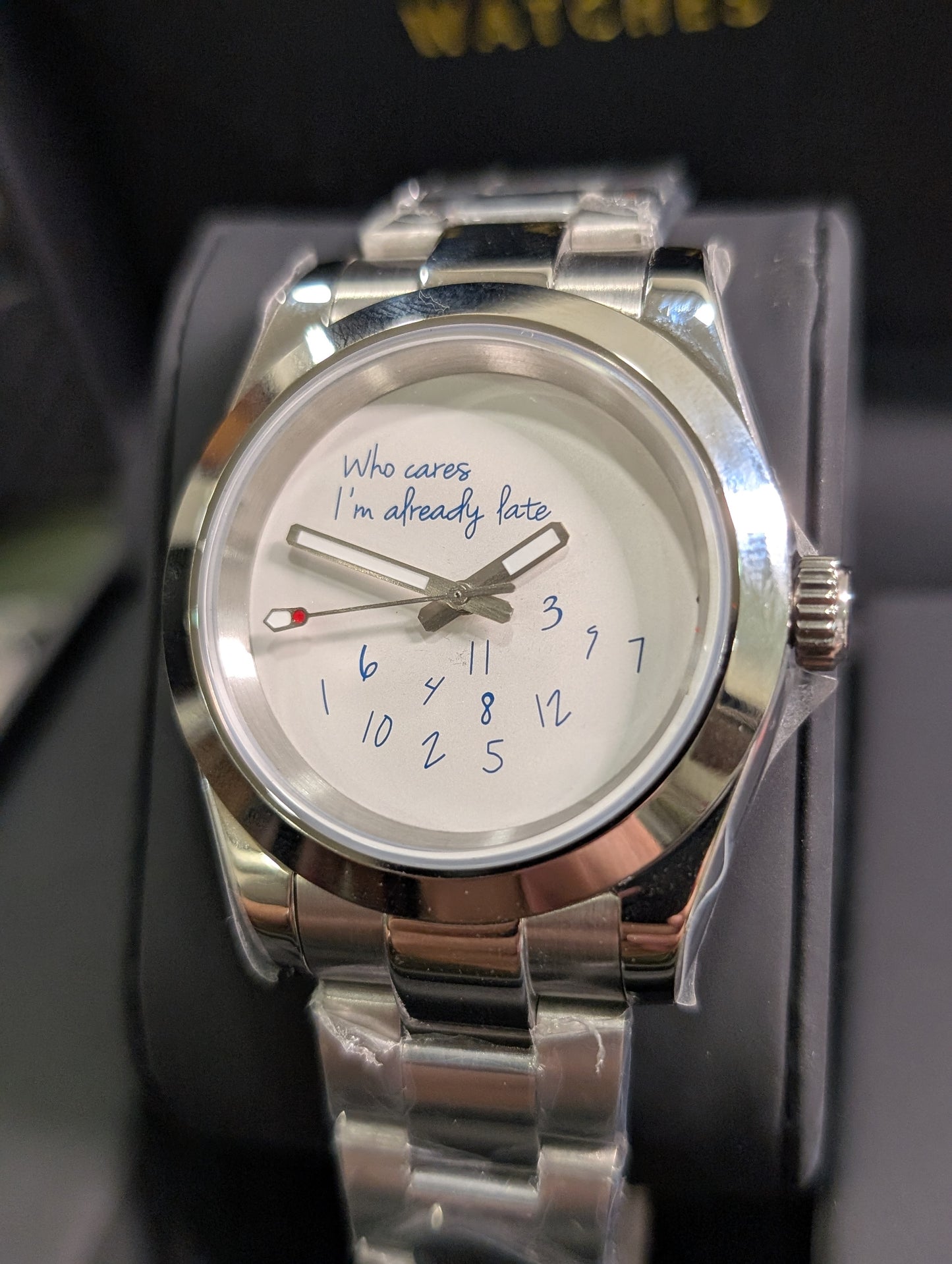 WHO CARES?! BLUE NO DATE