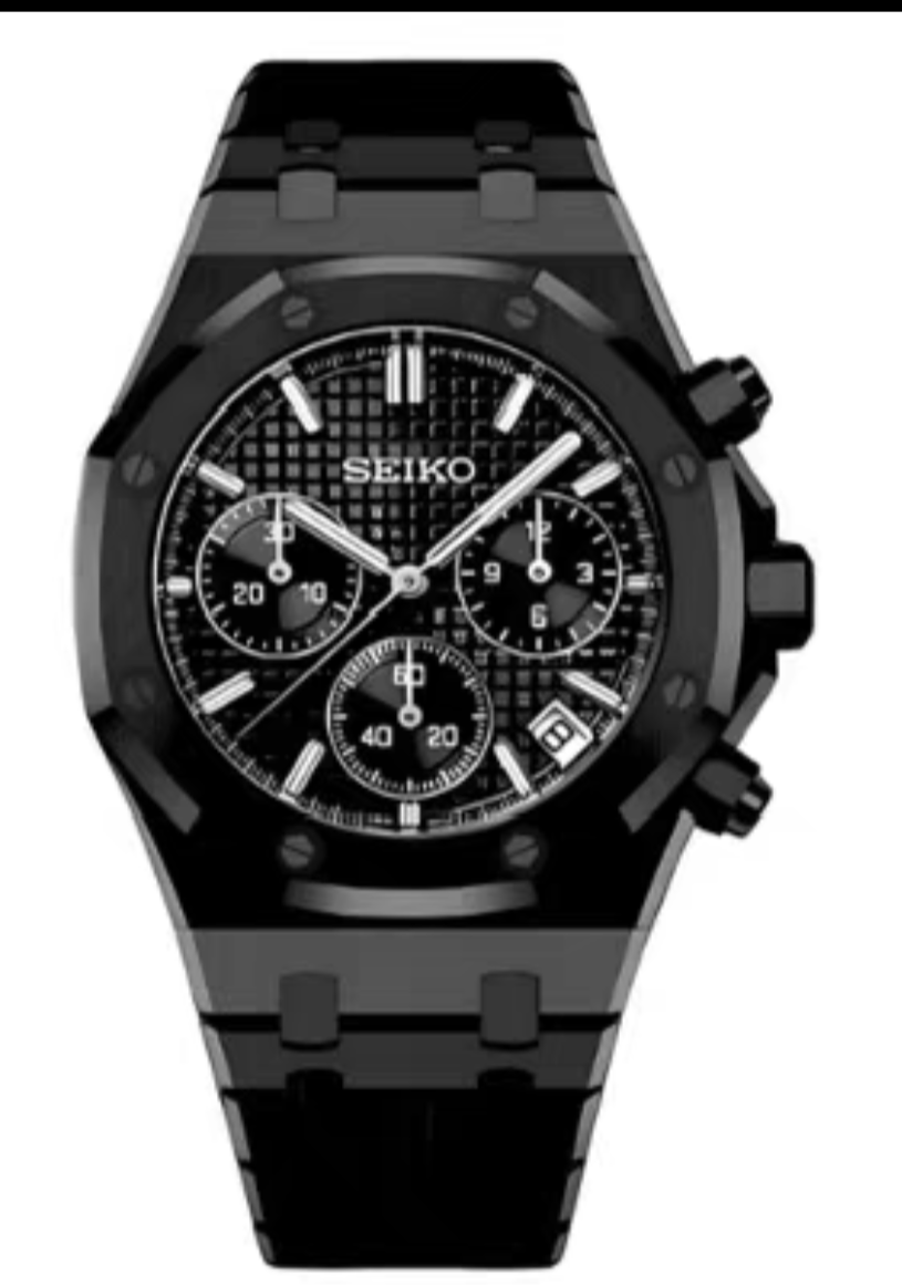ROYAL SEIKOAK ALL BLACK CHRONO