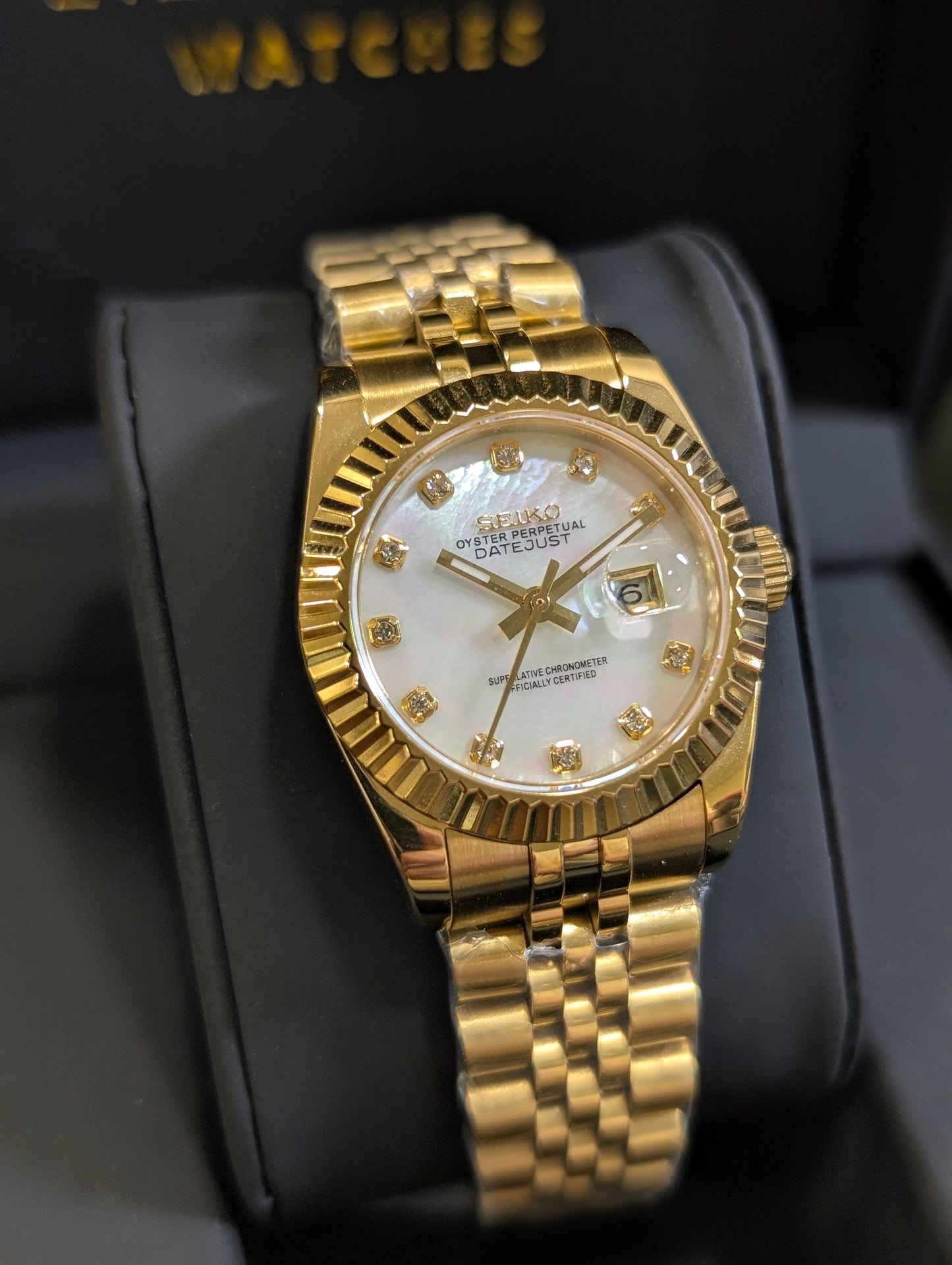 SEIKO-LEX Yellow Gold Mother Of Pearl (31MM)