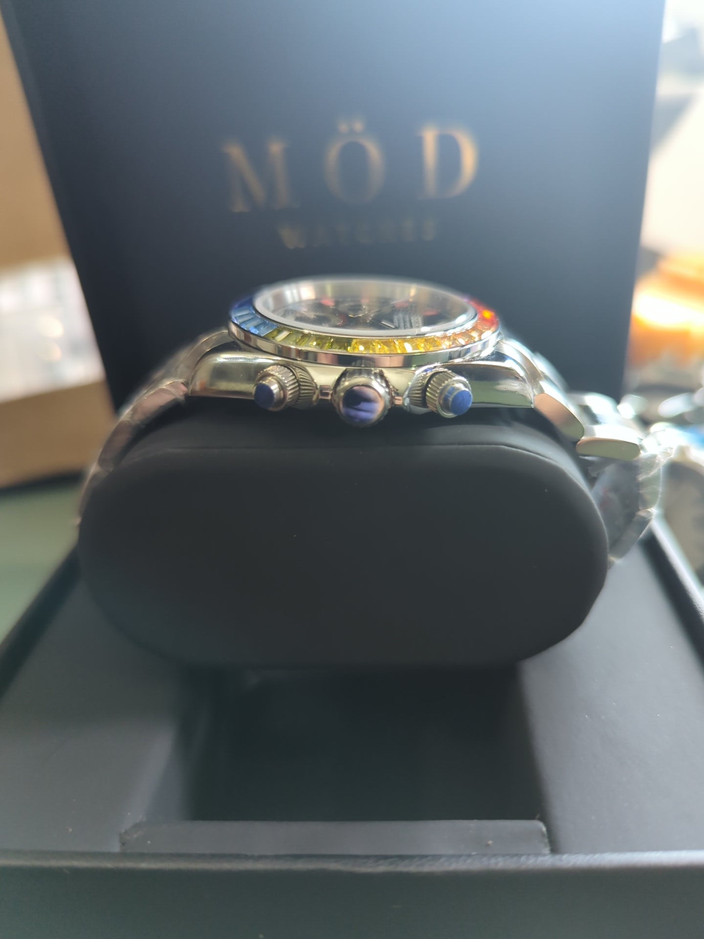 SEIKO-LEX SILVER RAINBOW DAYTONA