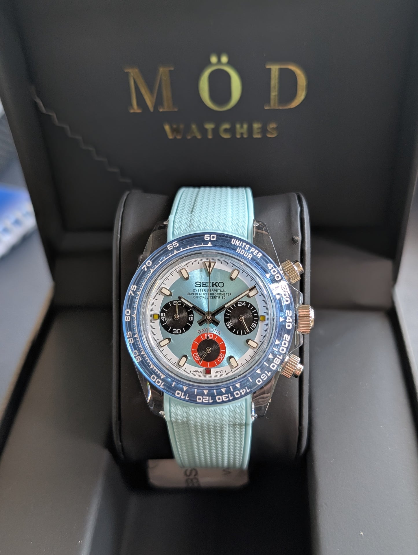 SEIKO-LEX ICE BLUE DAYTONA