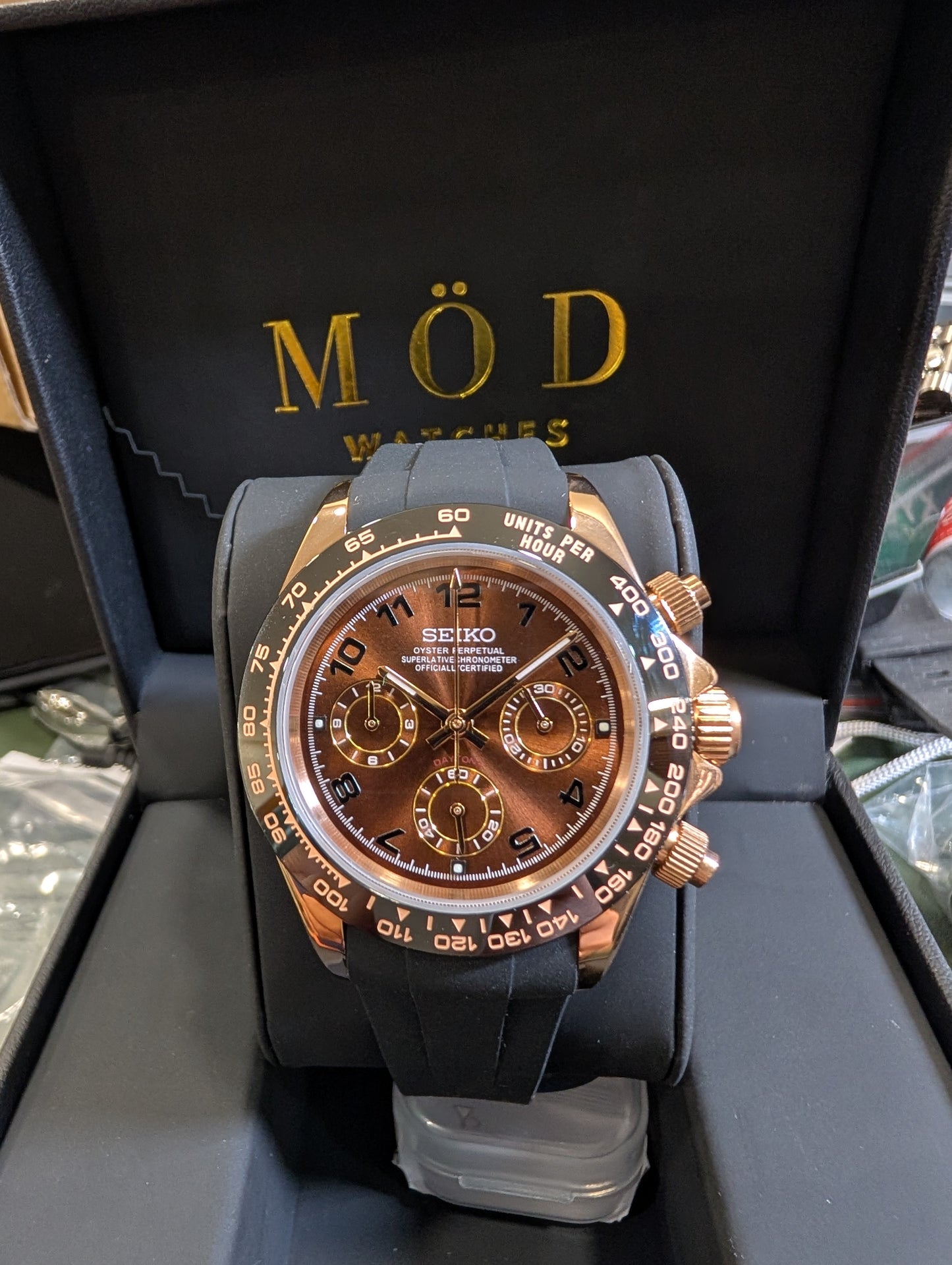 SEIKO-LEX ROSE GOLD DAYTONA