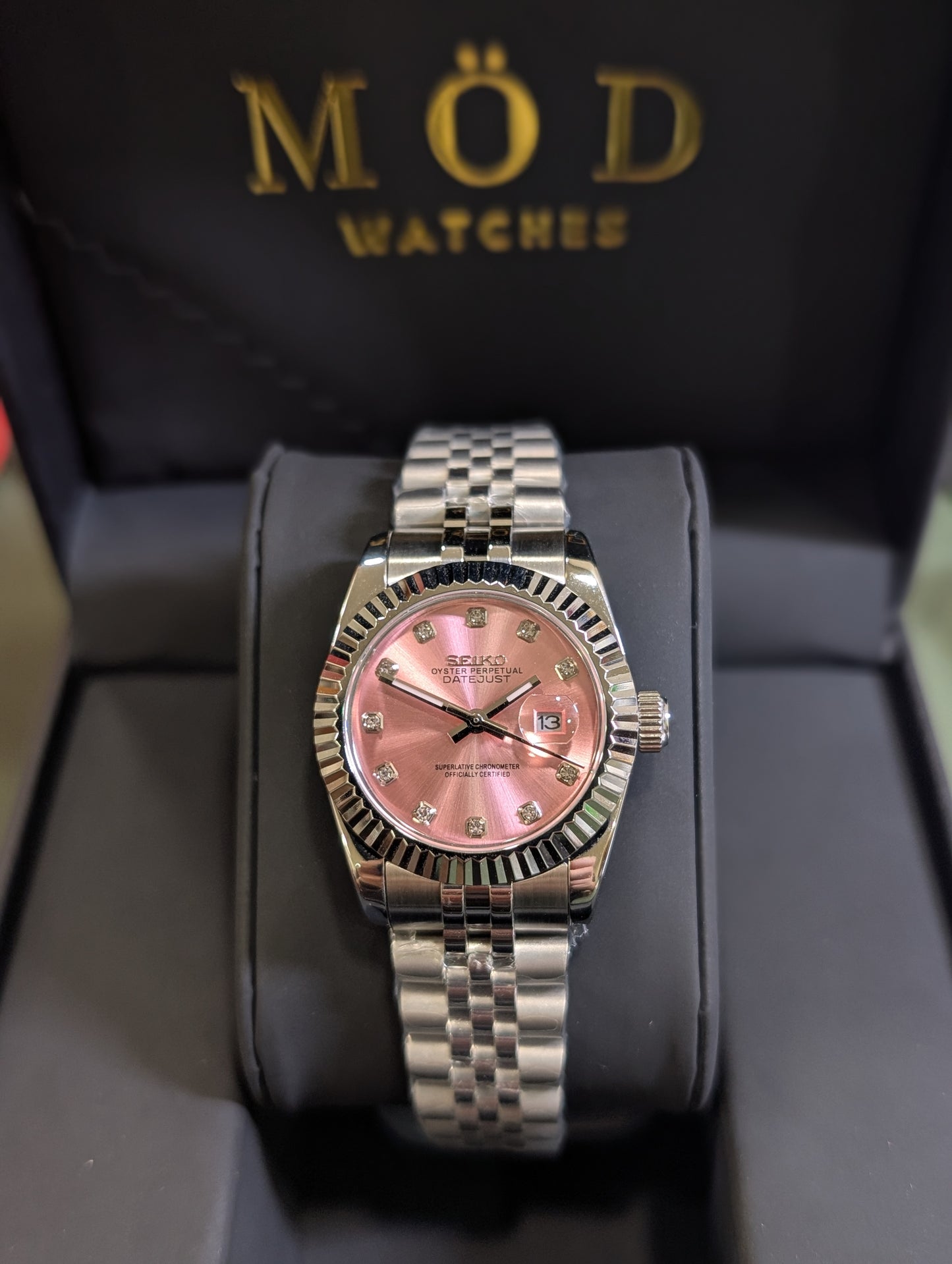 SEIKO-LEX Pink DIA DJ (31MM)