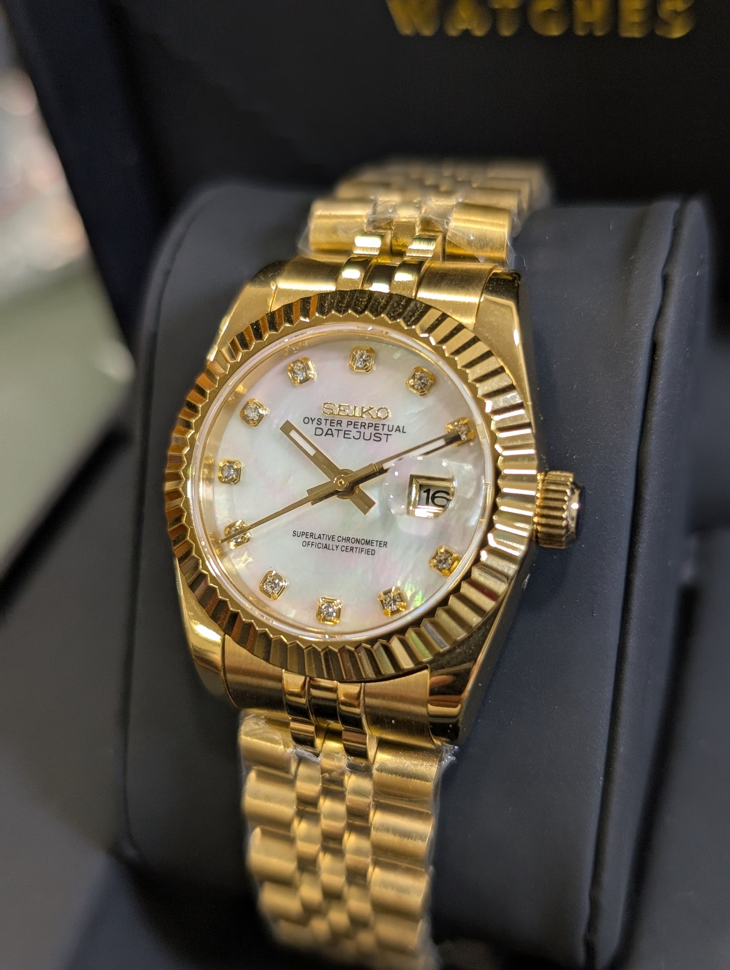 SEIKO-LEX Yellow Gold Mother Of Pearl (31MM)