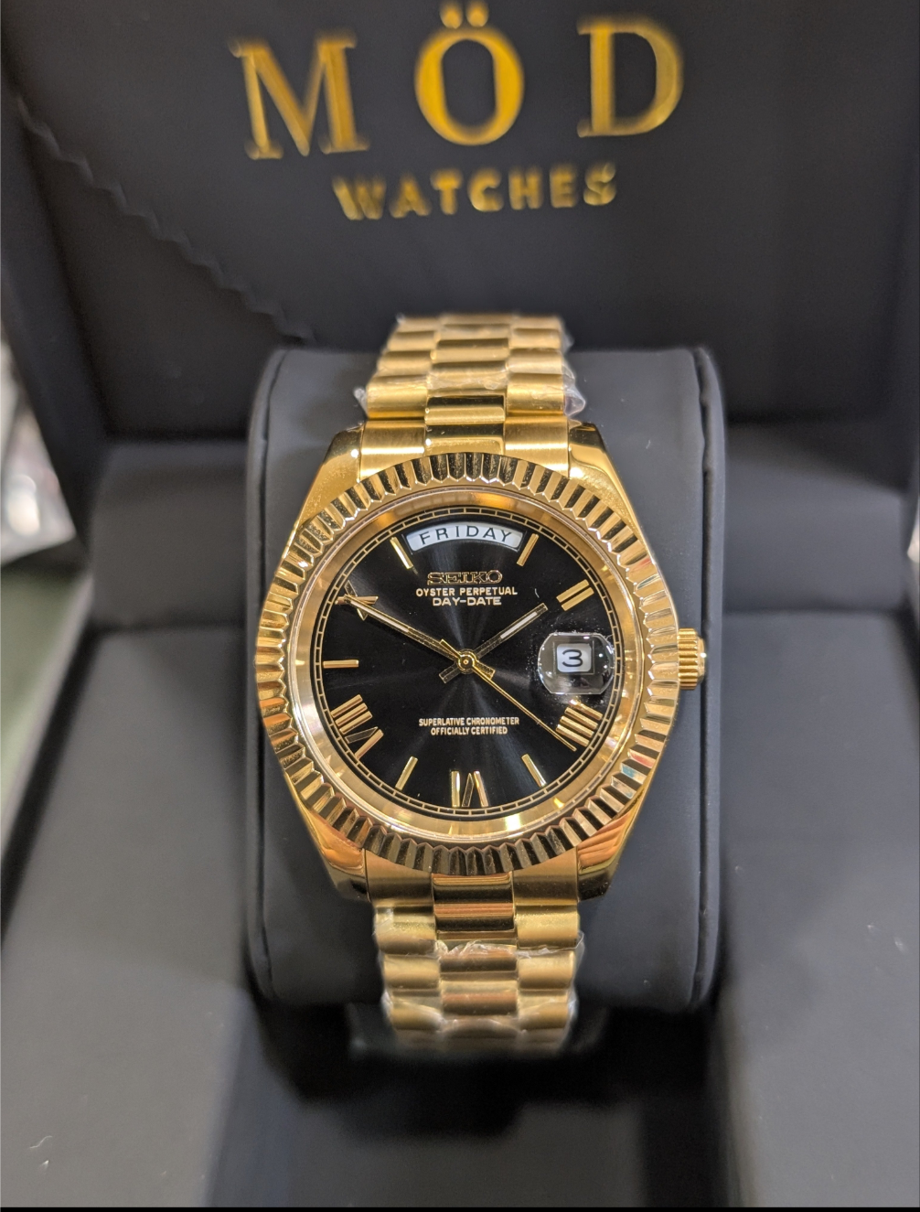 SEIKO-LEX GOLD DAY-DATE