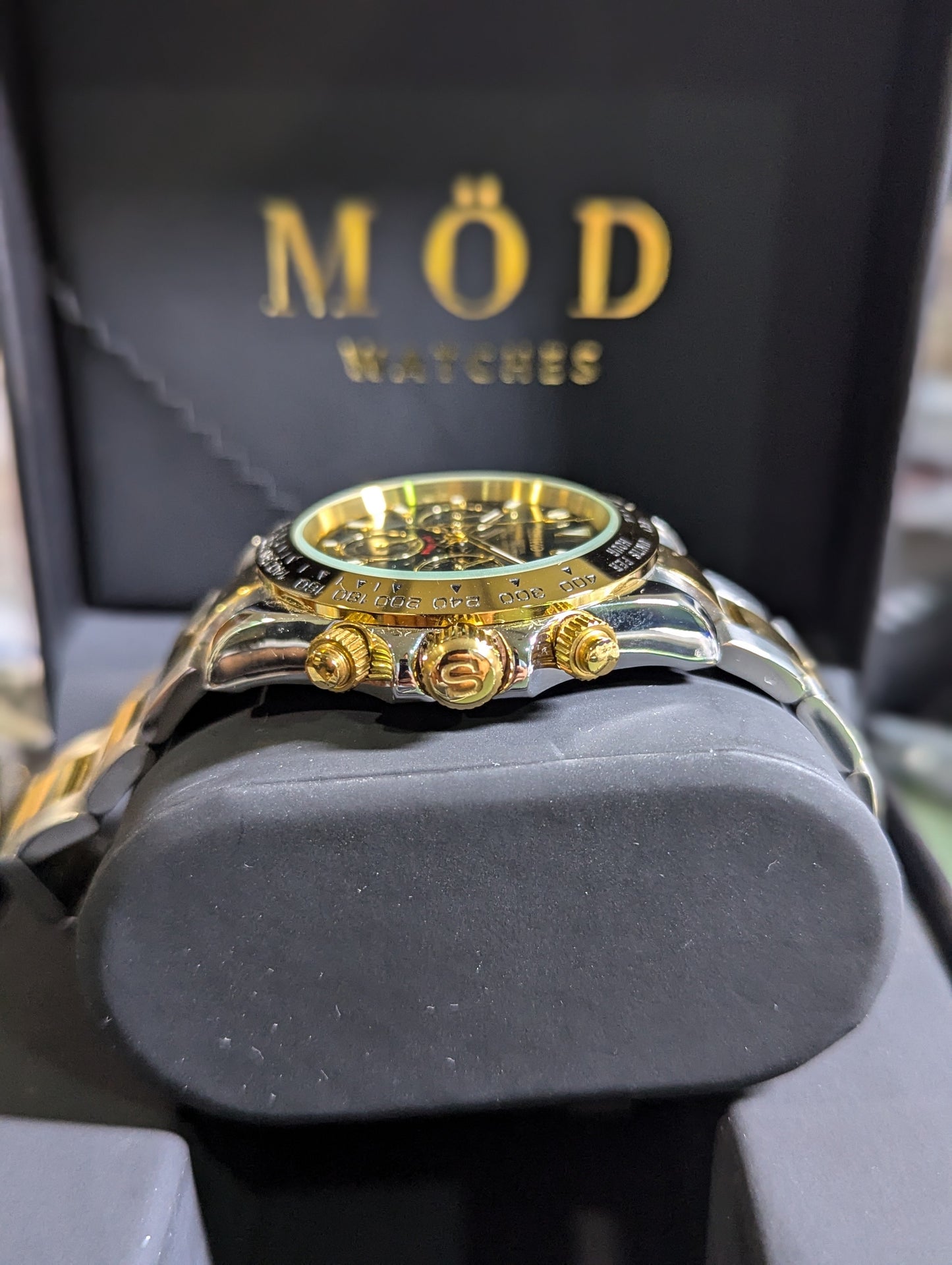 SEIKO-LEX SILVER-GOLD DAYTONA