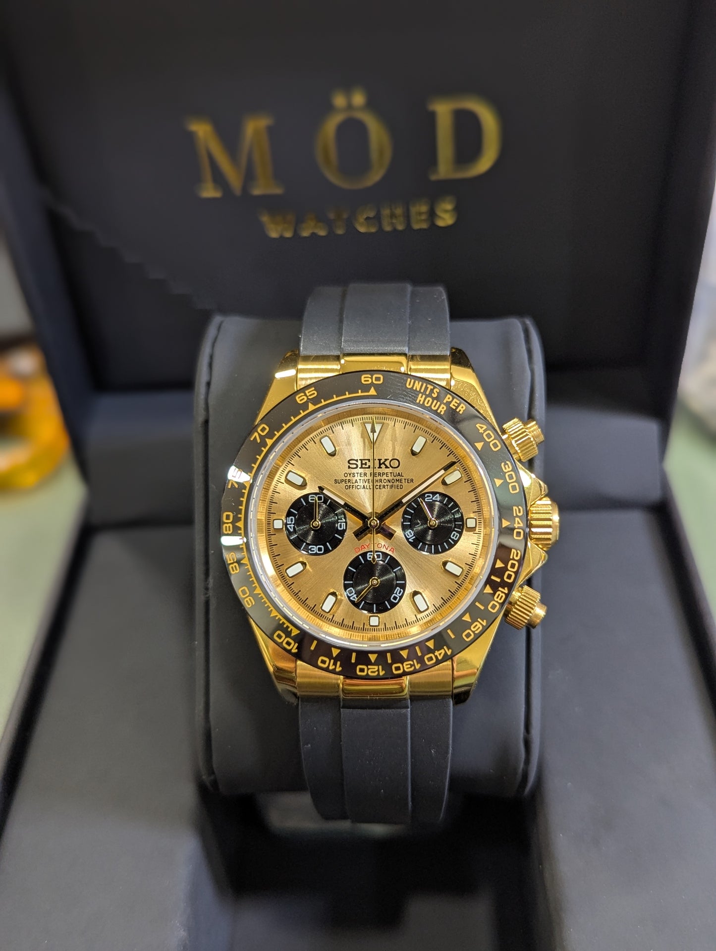 SEIKO-LEX YELLOW GOLD DAYTONA