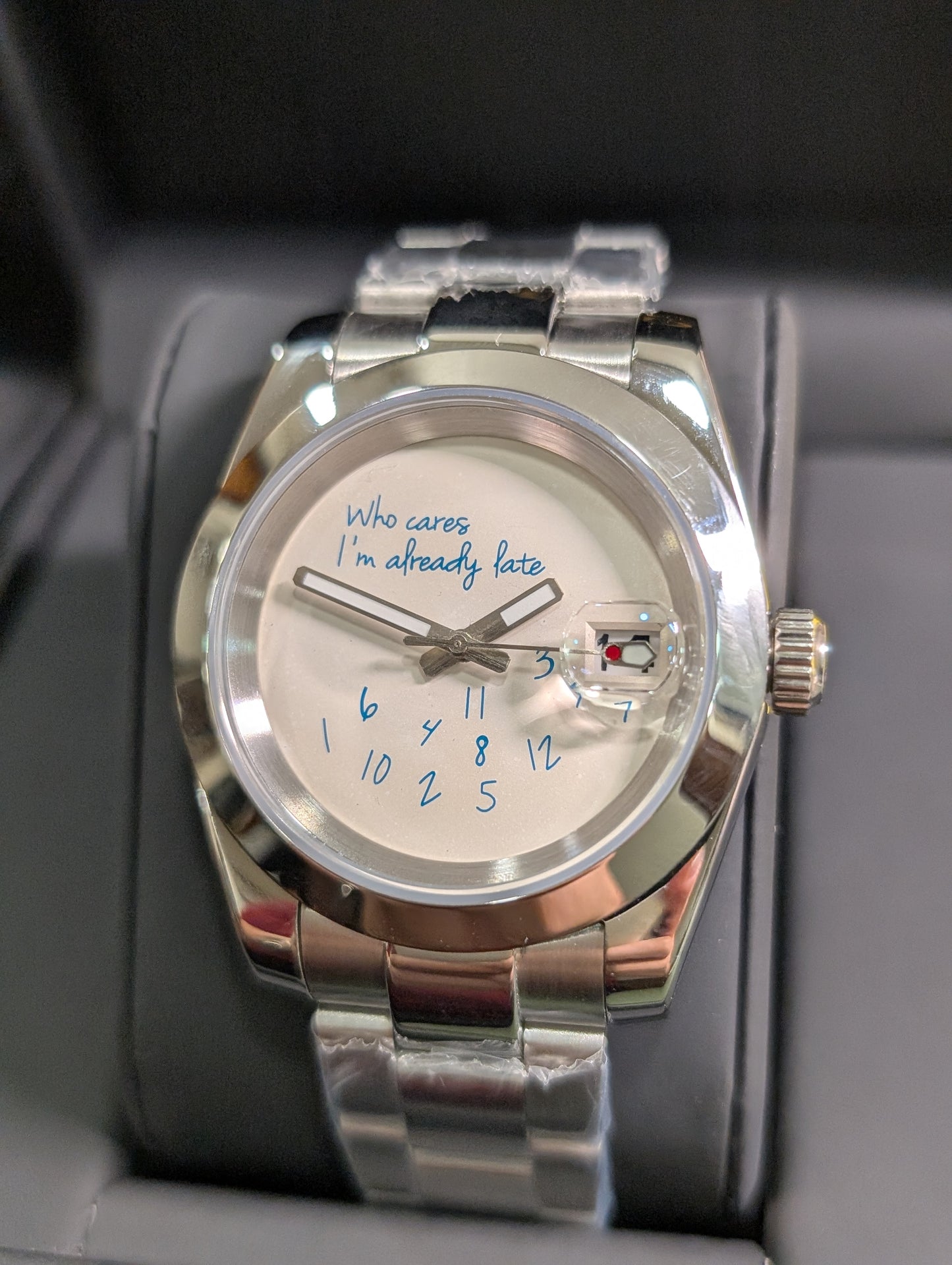 WHO CARES?! BLUE DATE