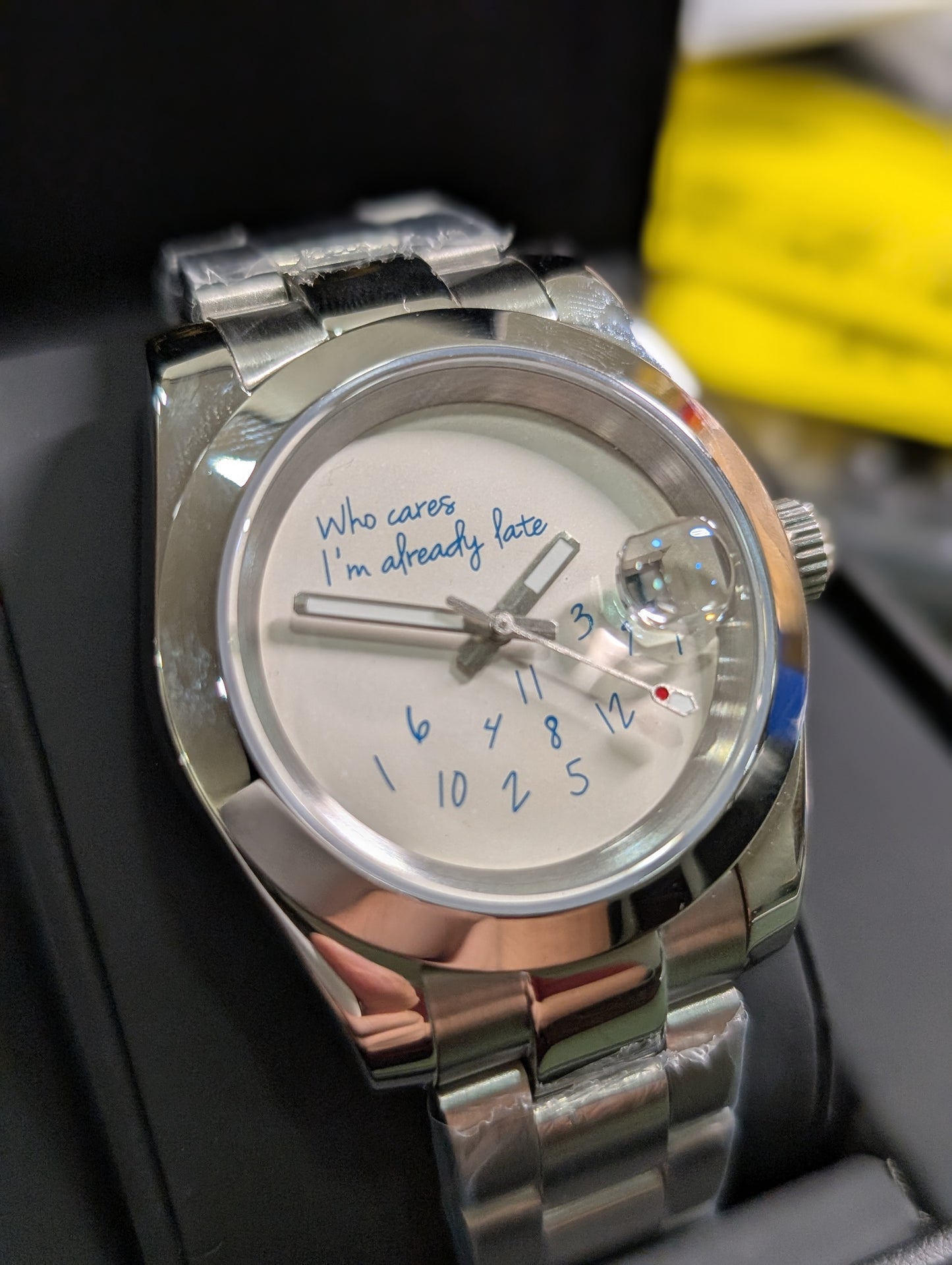 WHO CARES?! BLUE DATE