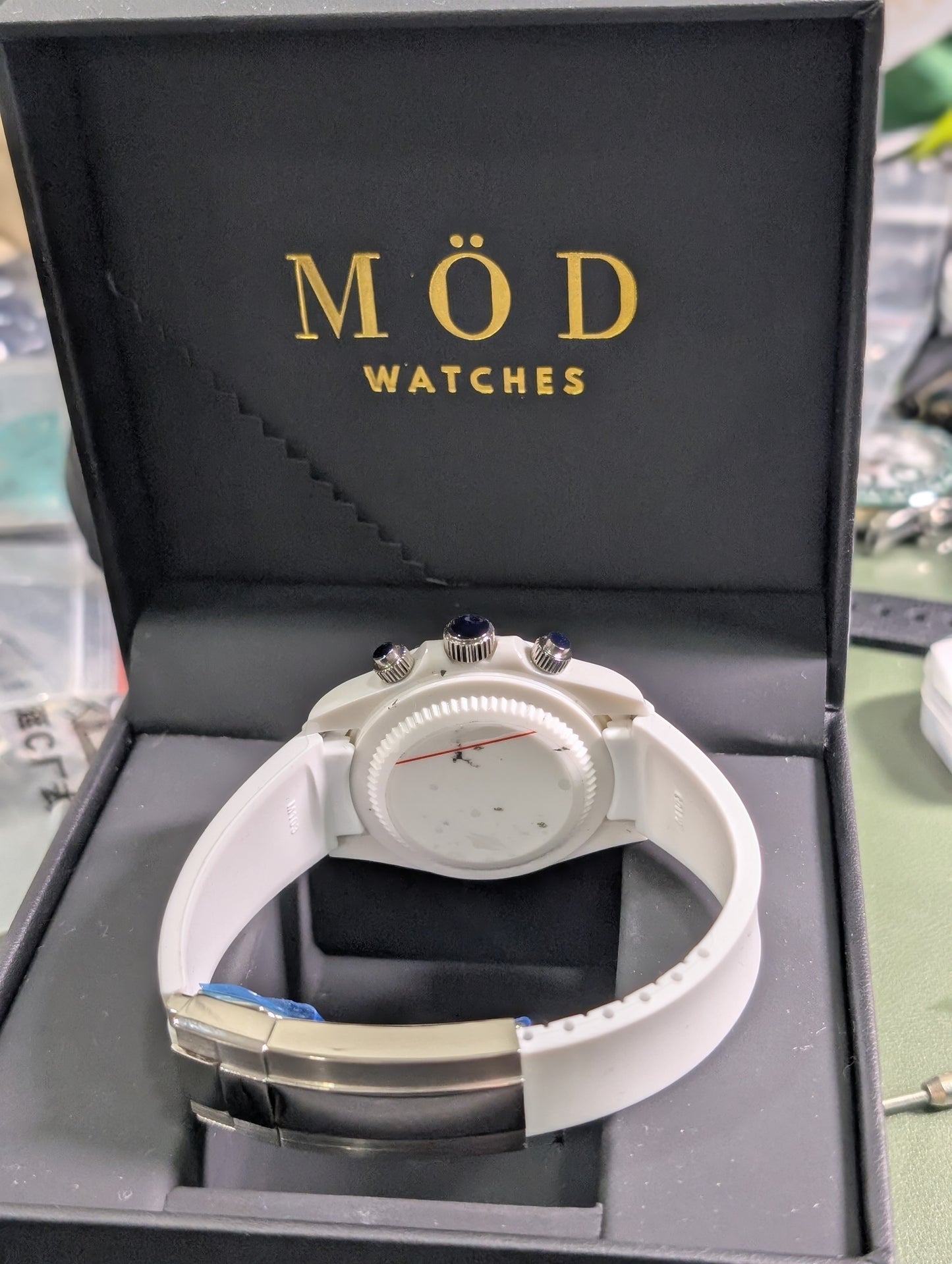 SEIKO-LEX "CERAMIC" PANDA DAYTONA (White Strap)