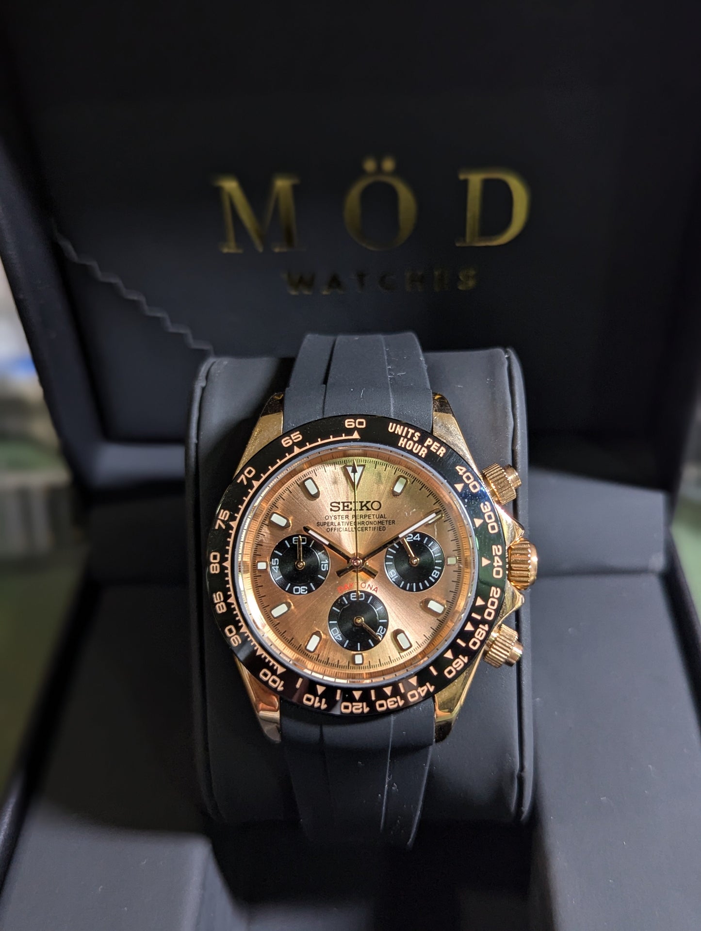 SEIKO-LEX ROSE GOLD DAYTONA