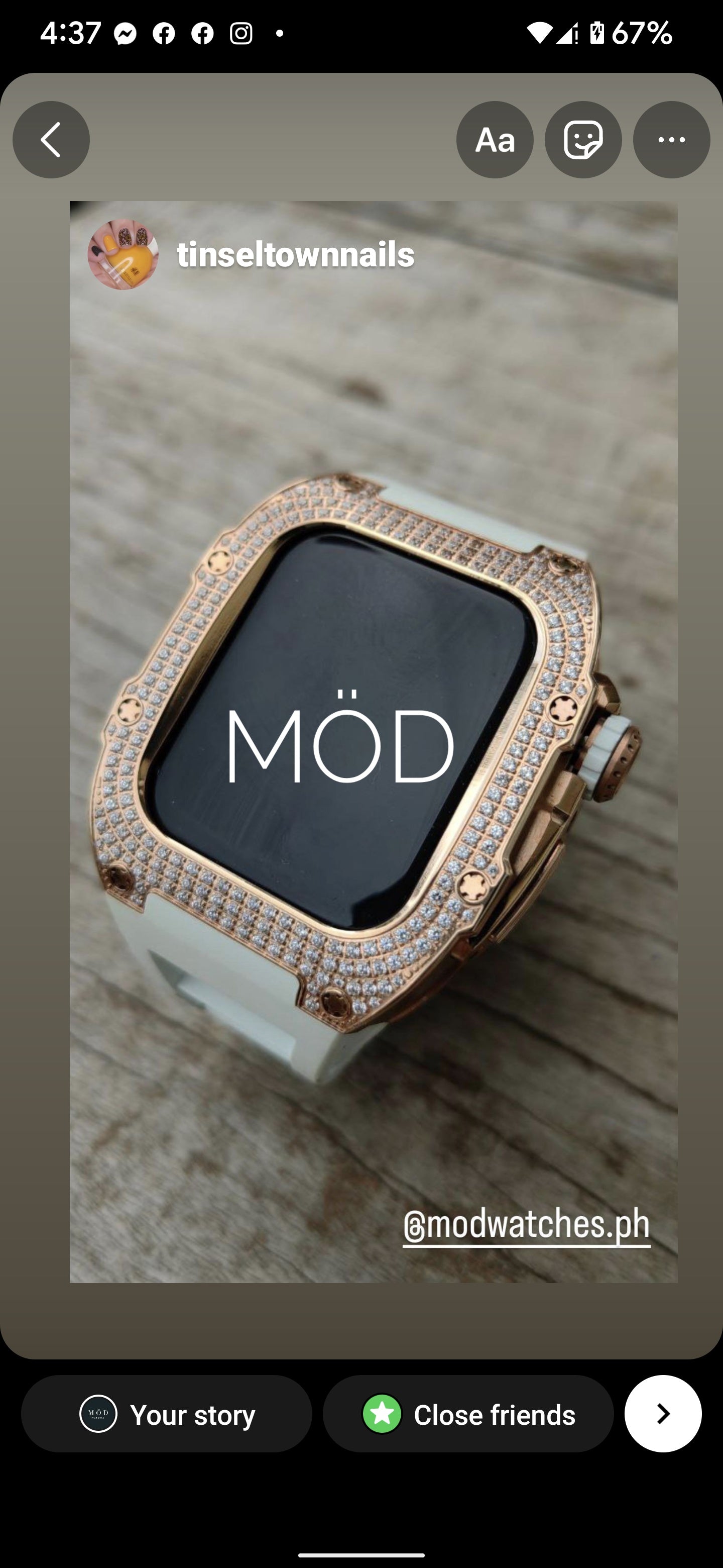 Apple Watch Case Carbon (Sports Edition)