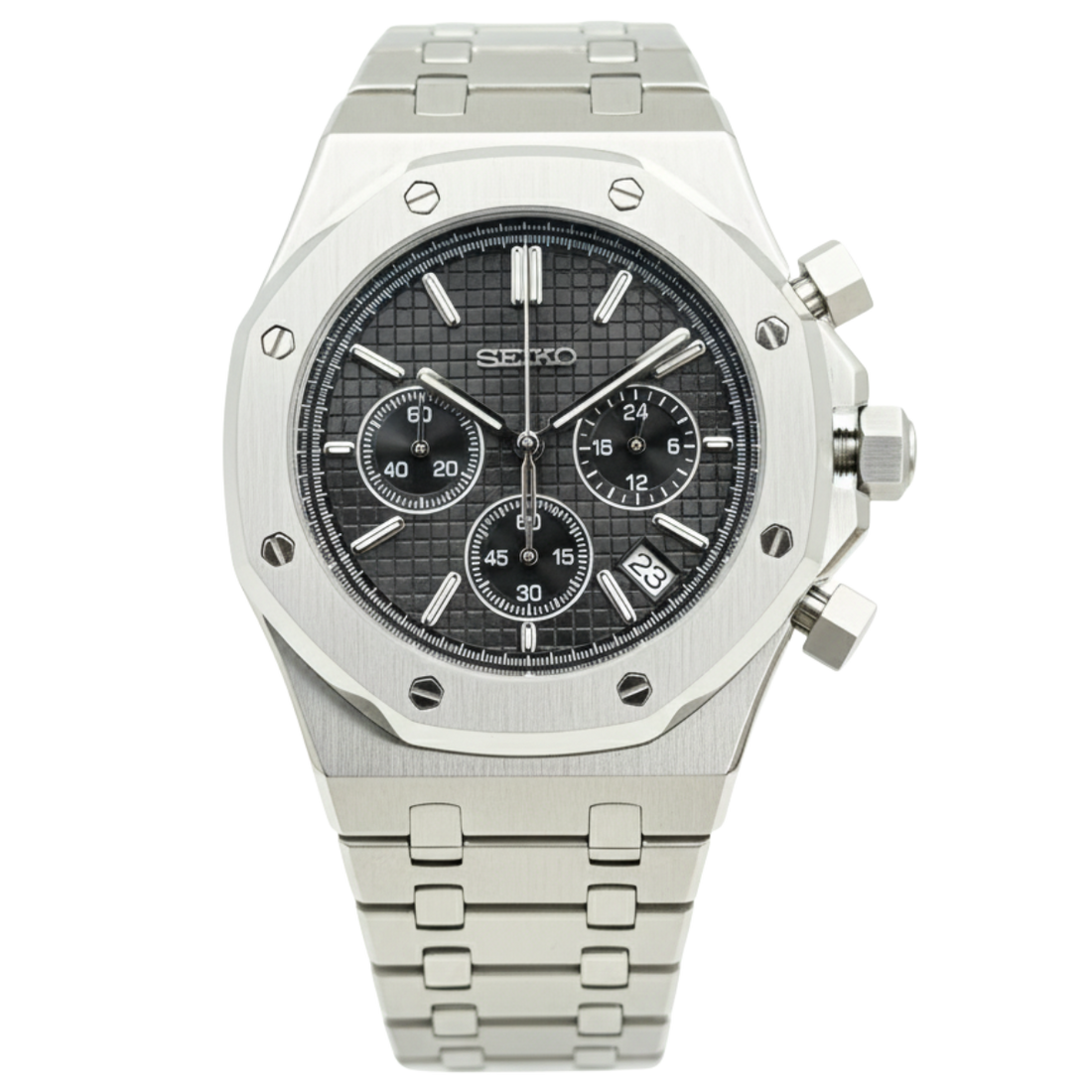 ROYAL SEIKOAK BLACK CHRONO – Modwatches