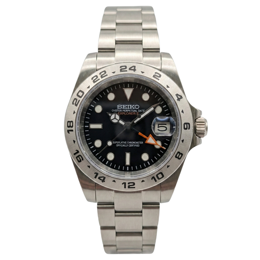 SEIKO-LEX BLACK EXPLORER GMT